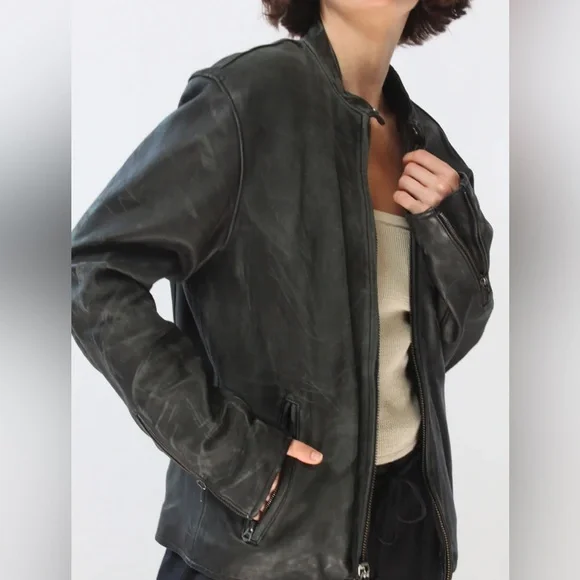 Rare vintage Ralph Lauren leather jacket - Picture 1 of 8